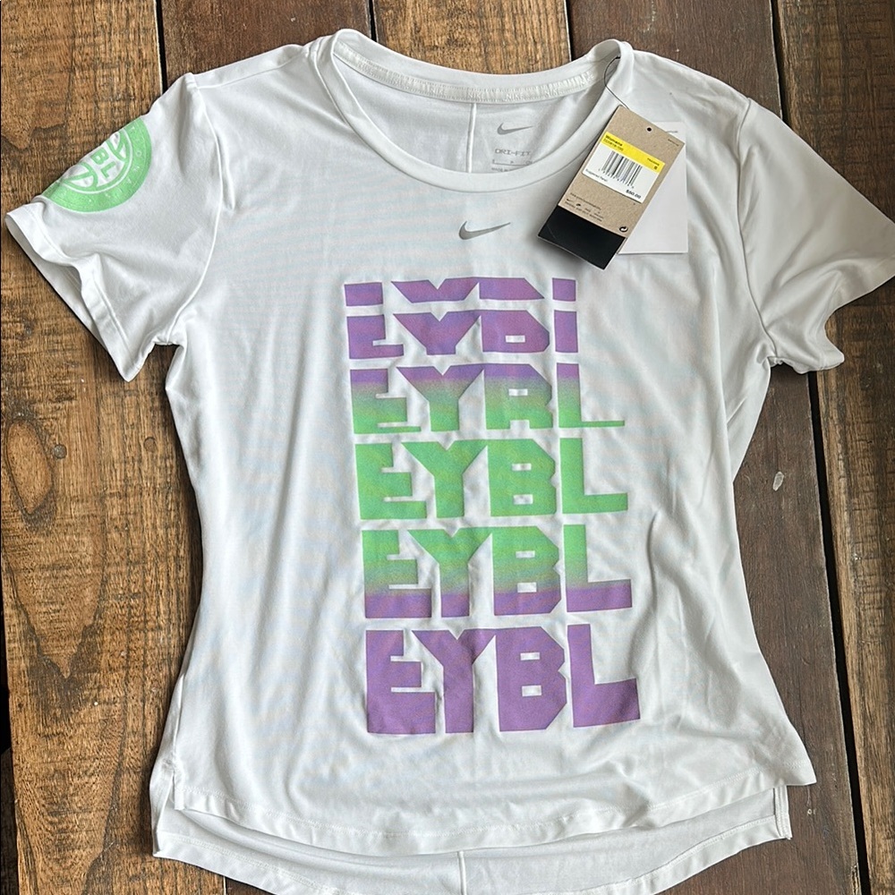 Nike Women's White and Purple EYBL